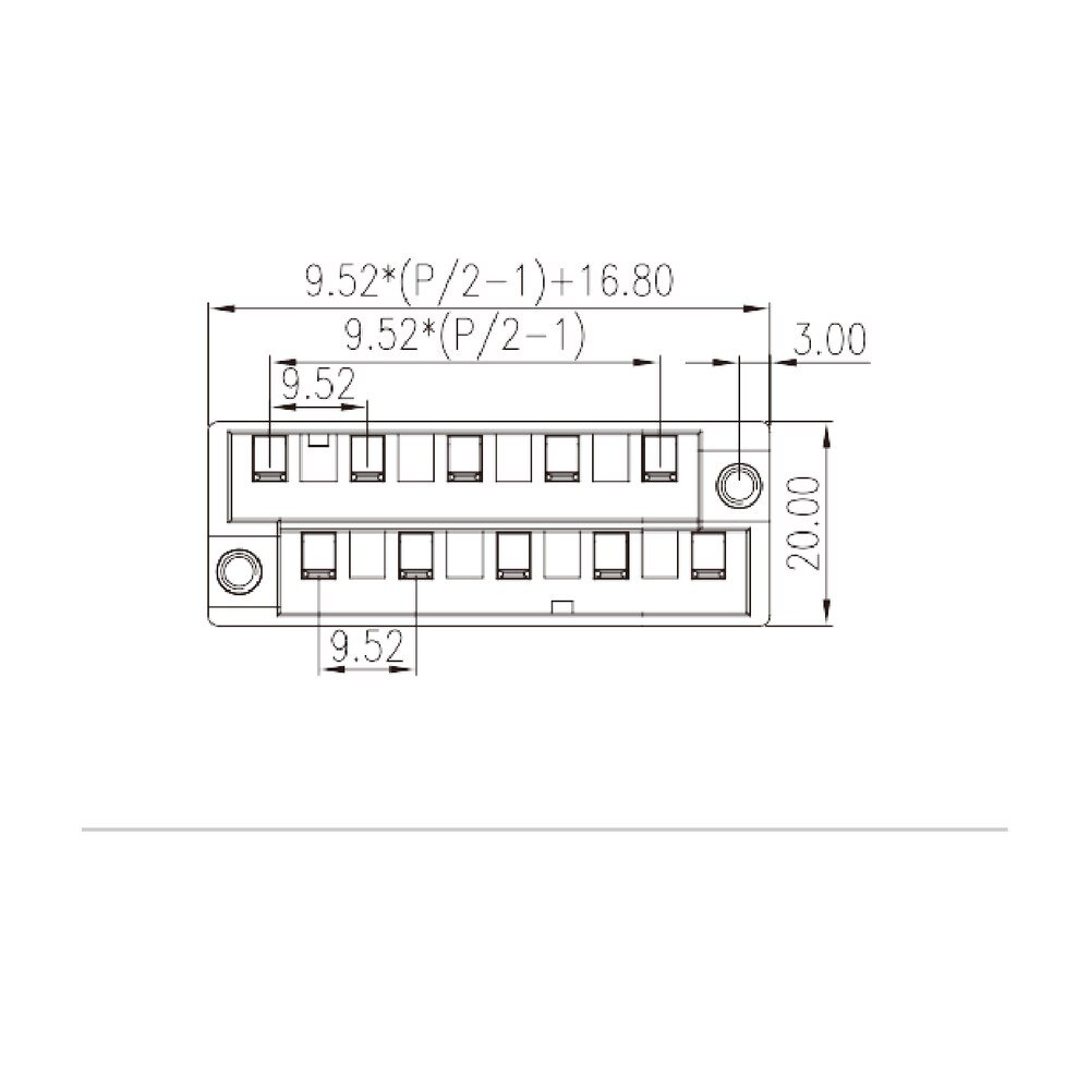 4DSDB-01-XX — Barrier terminal blocks , Screw connection
