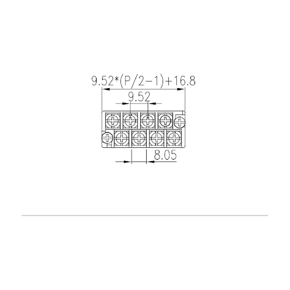 4DSDCC-01-XX — Barrier terminal blocks , Screw connection