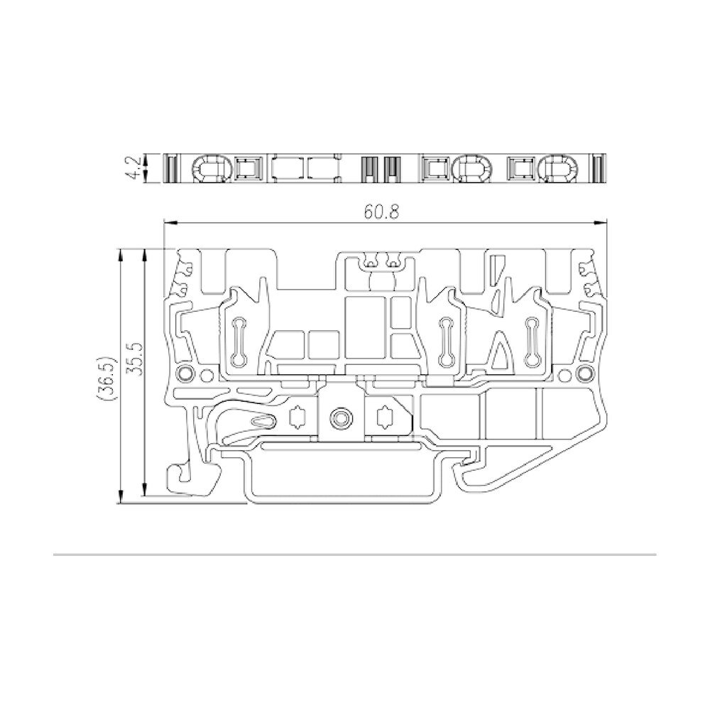 AK1.5-TN-PE — DIN Rail terminal blocks, Grounding terminal blocks