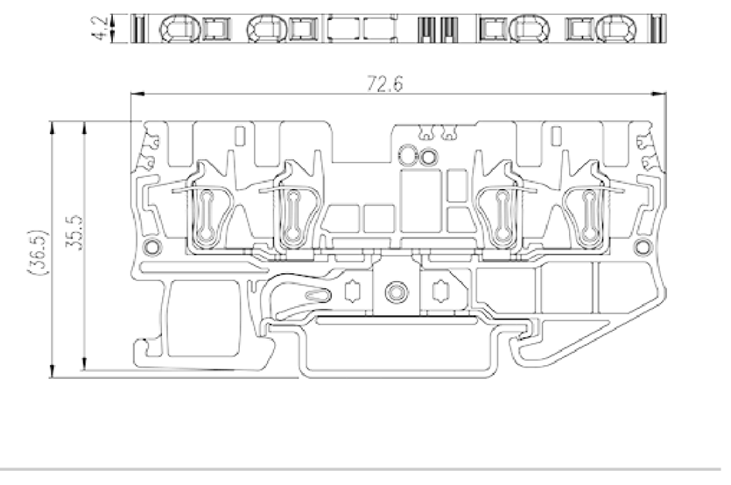 AK1.5-TR-PE — DIN Rail terminal blocks, Grounding terminal blocks
