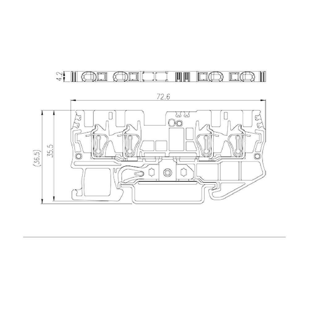 AK1.5-TR-PE — DIN Rail terminal blocks, Grounding terminal blocks