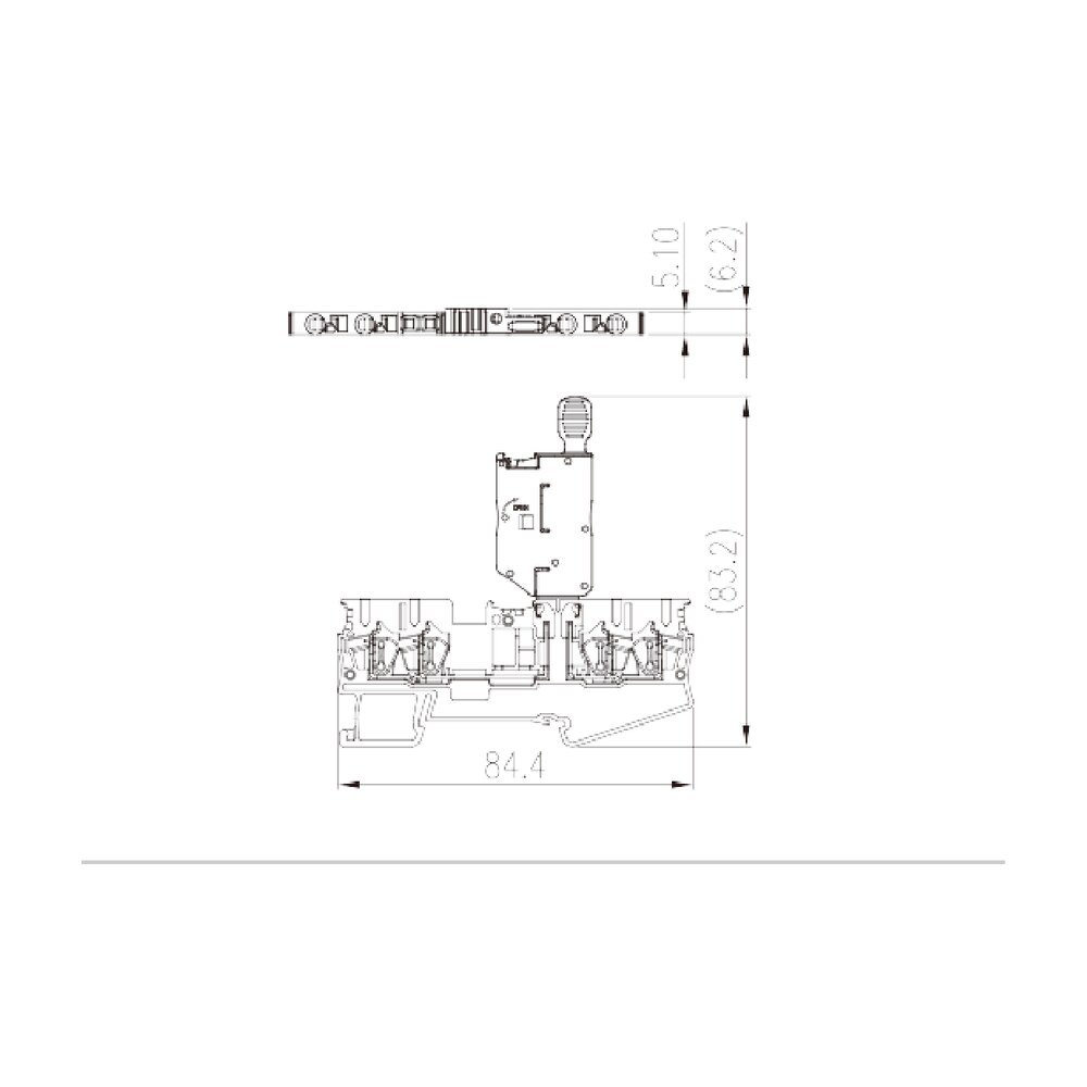 AK2.5-TR-M — Fuse Terminal Block, Push-in Design