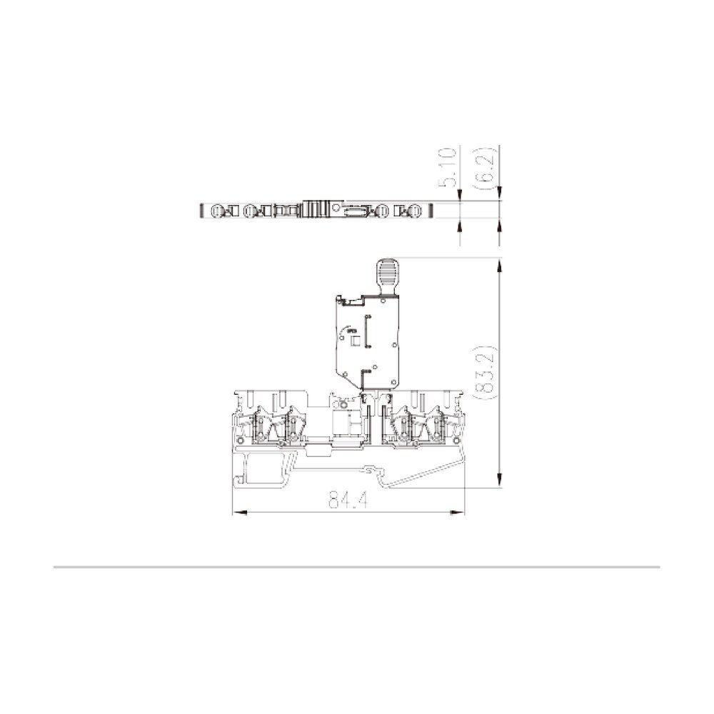 AK2.5-TR-MLXX — Fuse Terminal Block, Push-in Design