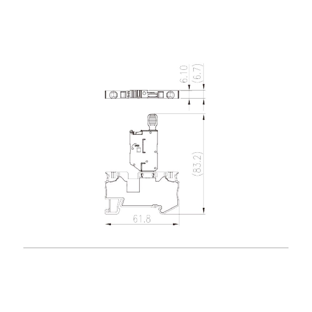 AK4-MLXX — Fuse Terminal Block, Push-in Design