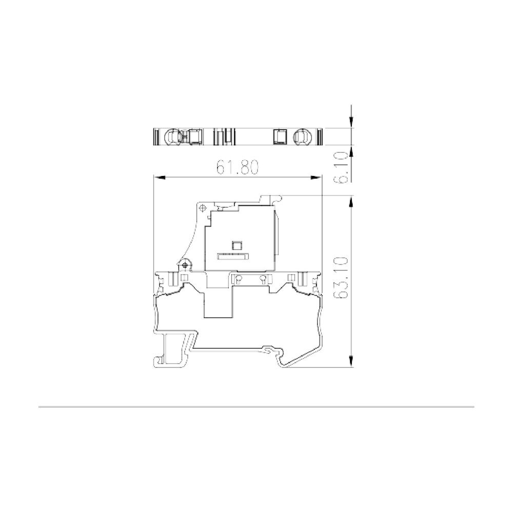 AK4-TFLXX — DIN Rail terminal blocks, Fuse terminal blocks