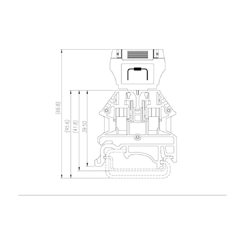 DK2.5N-CP — DIN rail terminal blocks, Disconnect terminal blocks