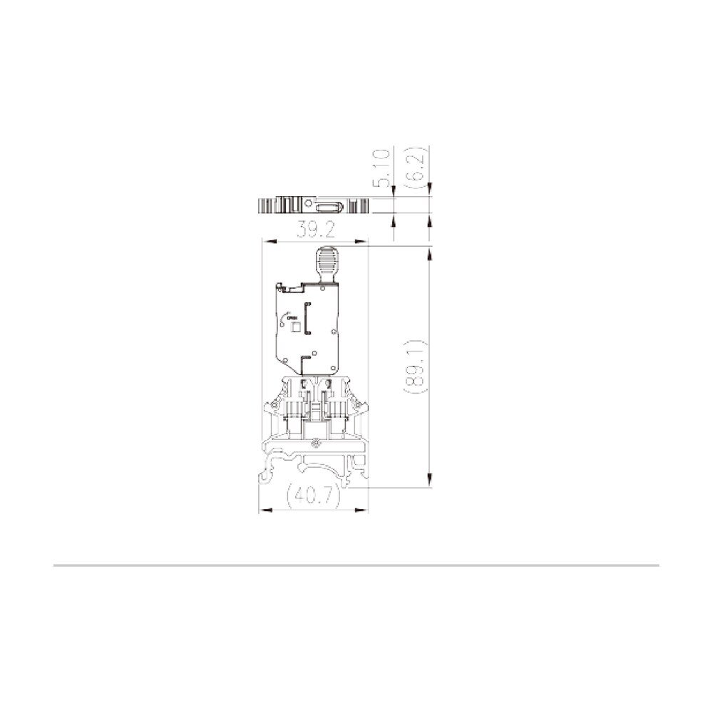 DK2.5N-MLXX — Fuse Terminal Block, Screw Connection