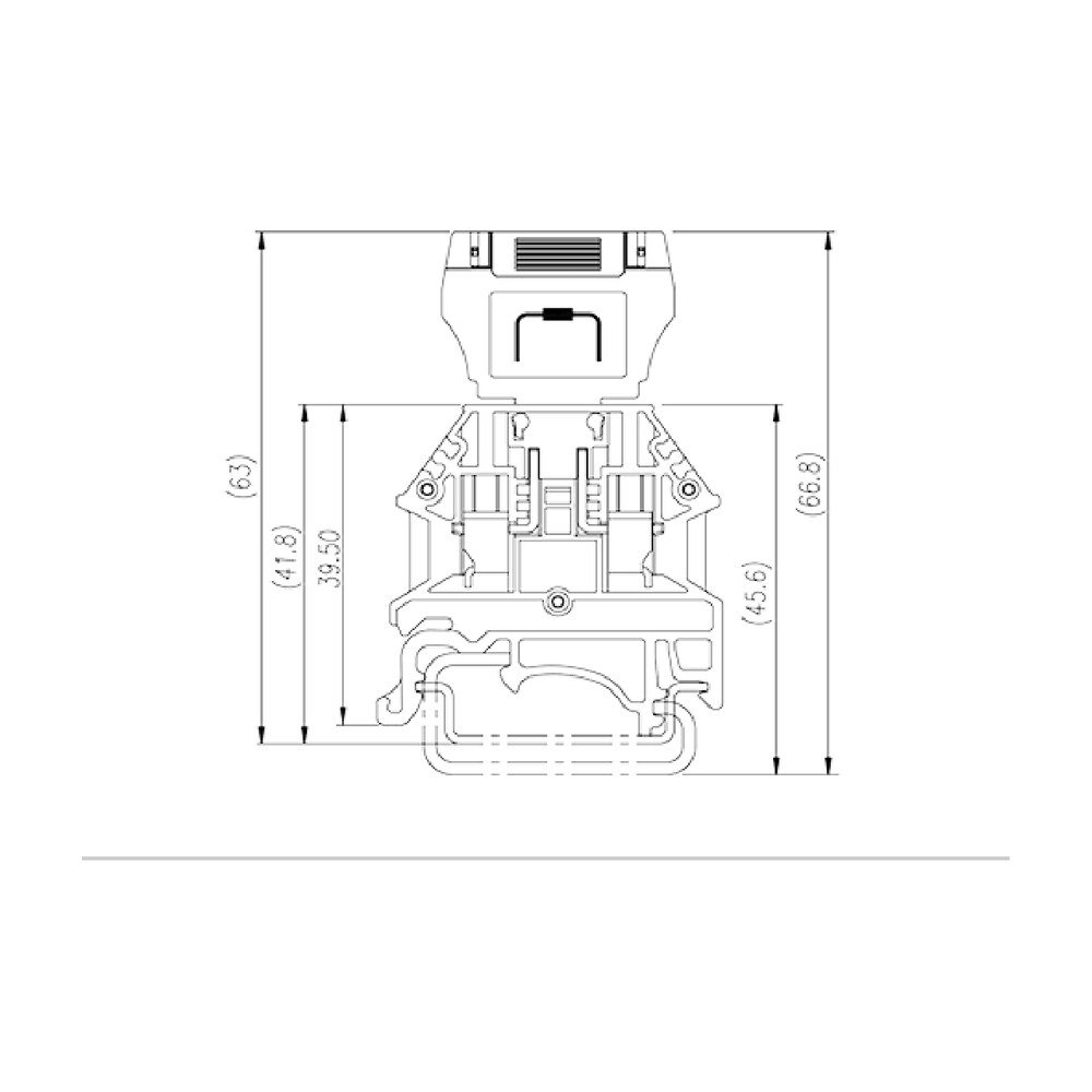 DK4N-CP — DIN rail terminal blocks, Disconnect terminal blocks