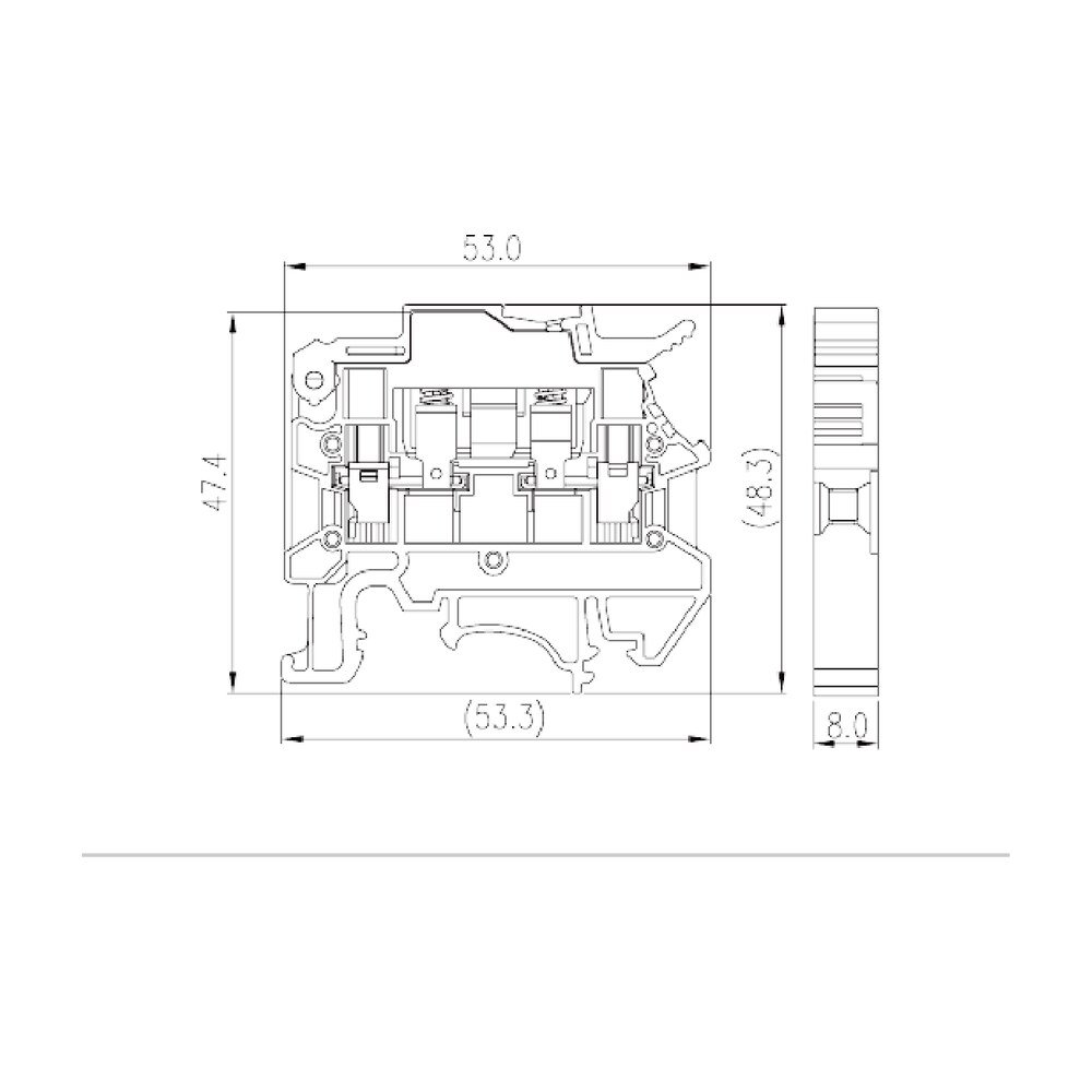 DK4N-TFLXX — DIN rail terminal blocks, Fuse terminal blocks