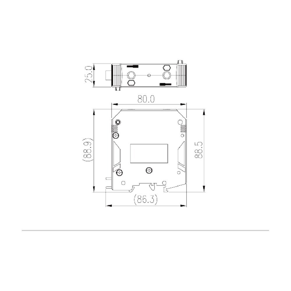 DK95 — DIN rail terminal blocks, Feed through terminal blocks