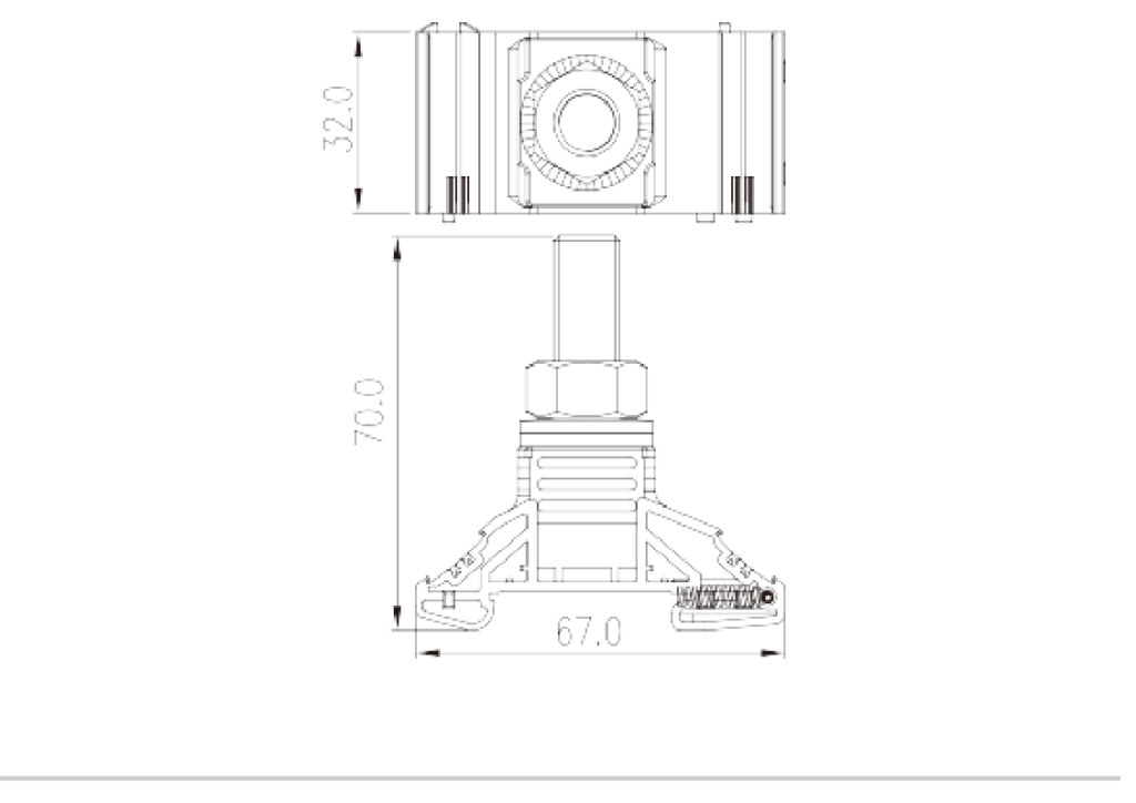 DKM12 — DIN Rail terminal blocks, Stud Connection