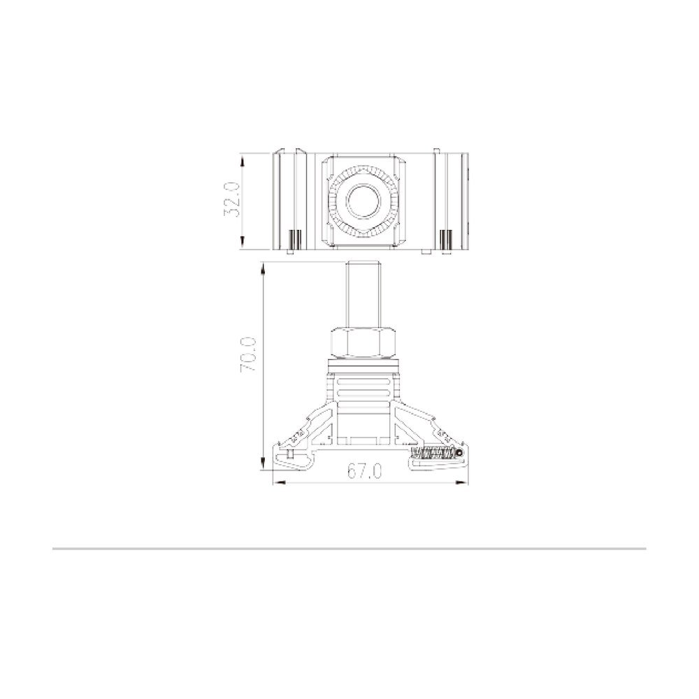 DKM12 — DIN Rail terminal blocks, Stud Connection