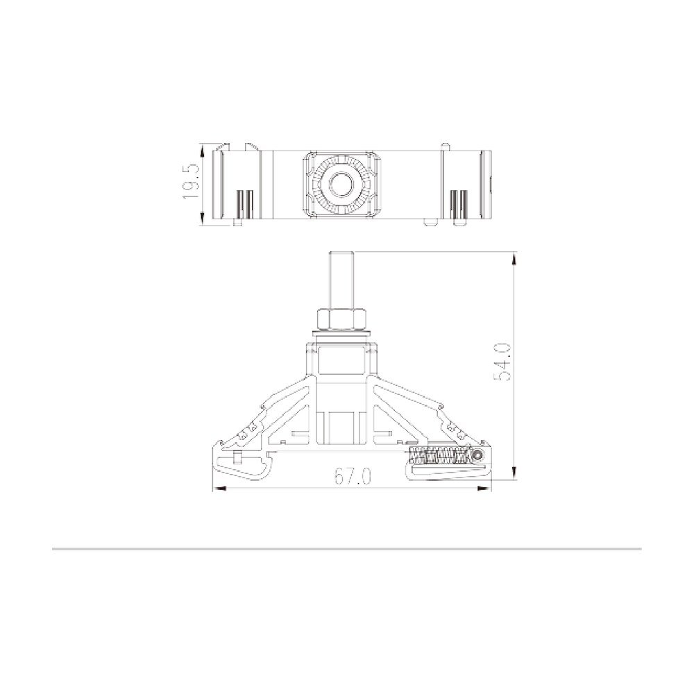 DKM6 — DIN Rail terminal blocks, Stud Connection