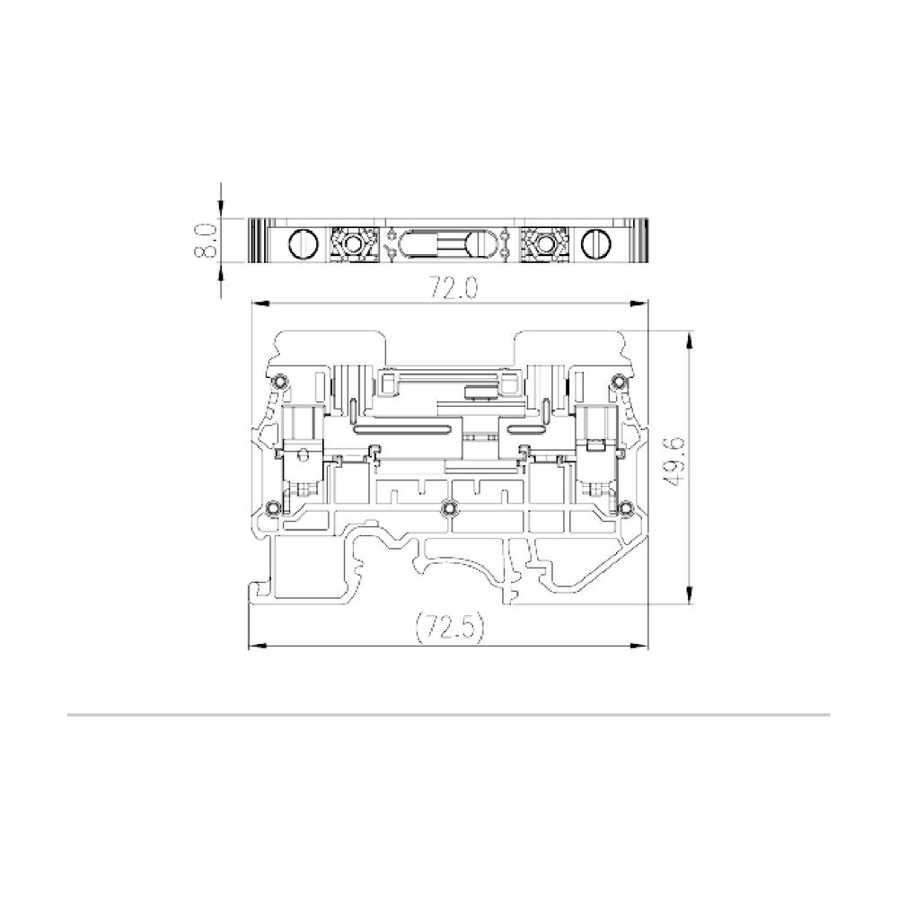 DKTD6N — Disconnect Test Terminal Block, Screw Connection