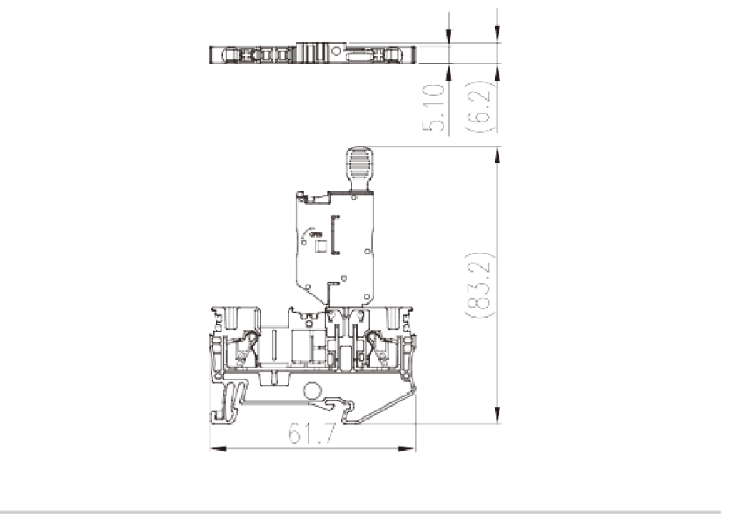 DP2.5N-MLXX — Fuse Terminal Block, Push-in Design
