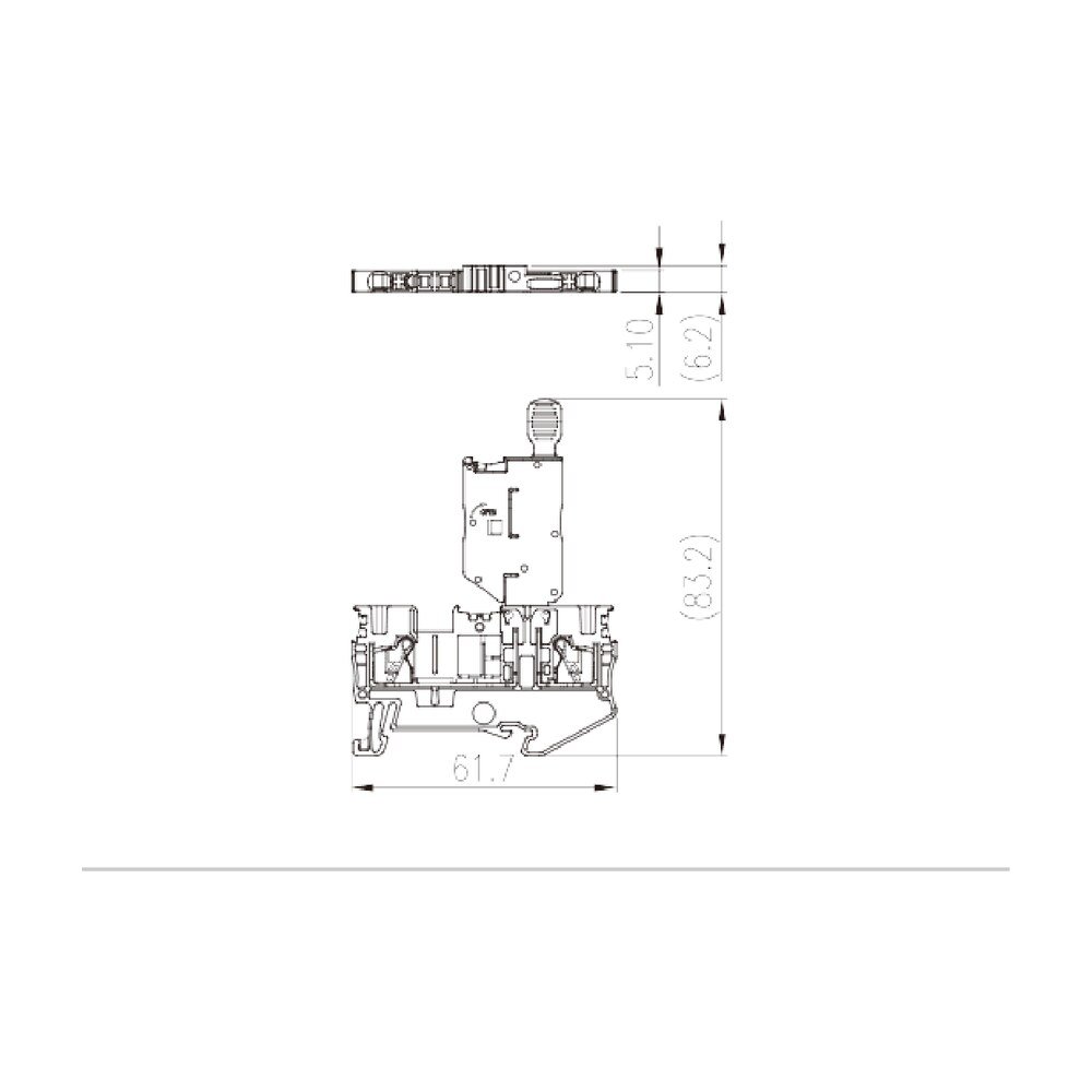 DP2.5N-MLXX — Fuse Terminal Block, Push-in Design