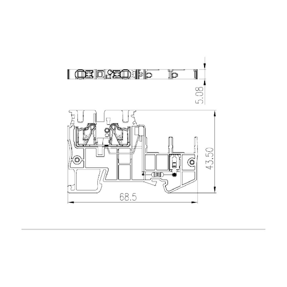 DP2.5SG-L24 — Component terminal block, Push-in Design