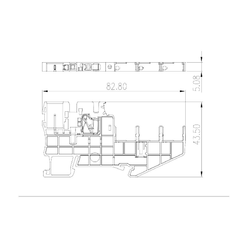 DP2.5SGRT — Sensor Terminal Block, Push-in Design