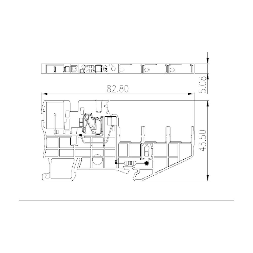 DP2.5SGRT-L24 — Component terminal block, Push-in Design