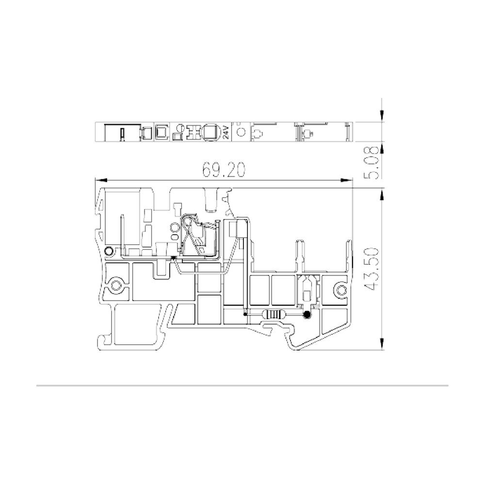 DP2.5SGT-L24 — Component terminal block, Push-in Design