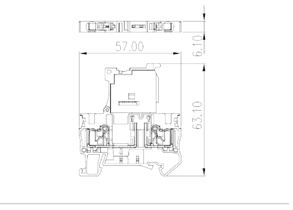 DP4N-TFLXX — Fuse Terminal Block, Push-in Design