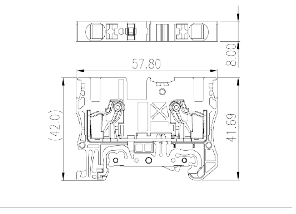 DP6N-PE — Grounding Terminal Block, Push-in Design