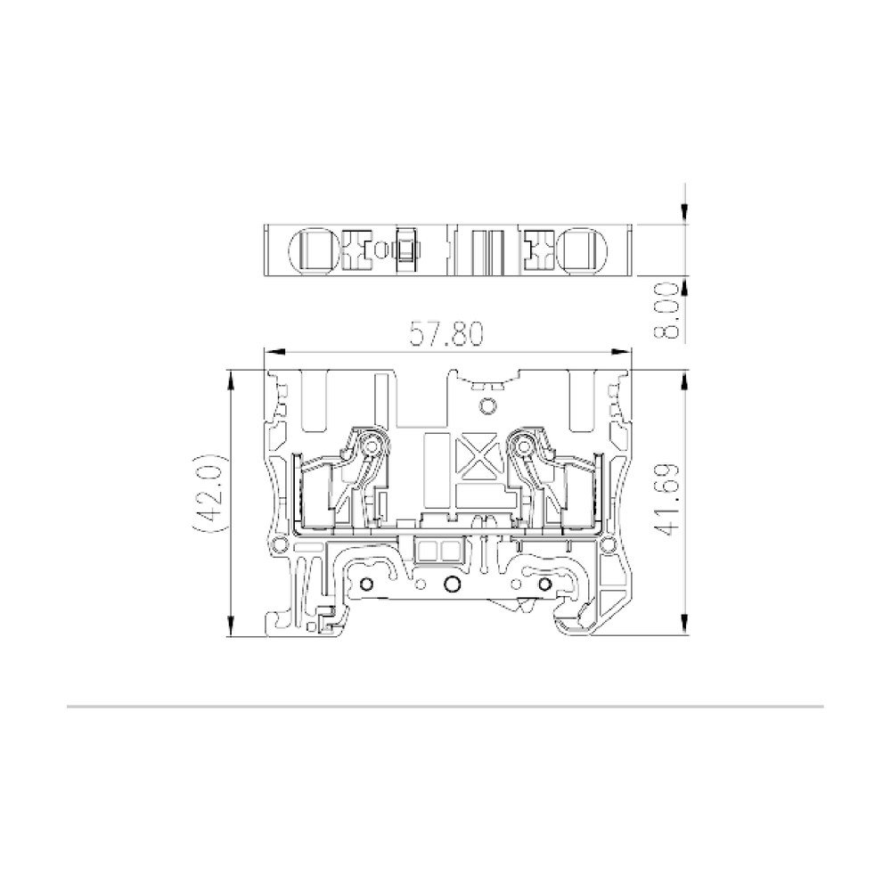 DP6N-PE — Grounding Terminal Block, Push-in Design