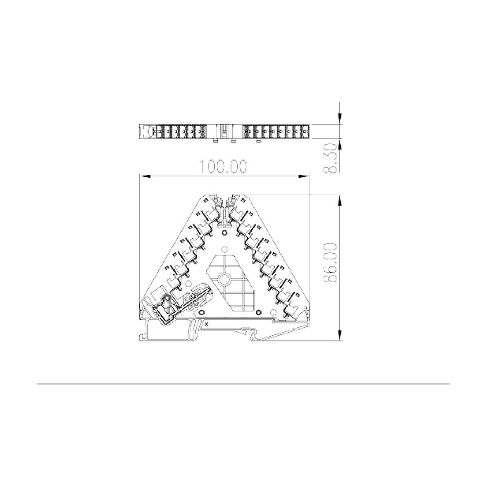 DPD6-P001 — Potential distributors Terminal Block, Push-in Design