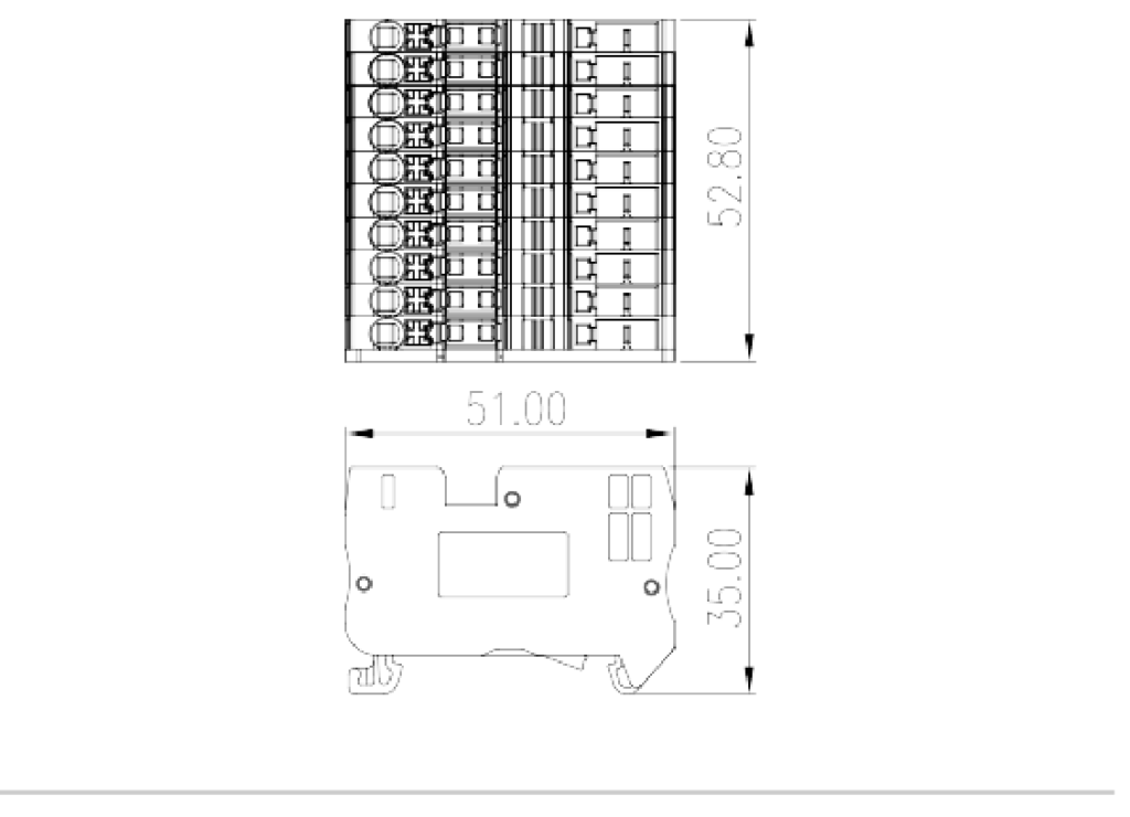 DPES2.5QK03 — Plug-in Connection Terminal Block, Push-in Design