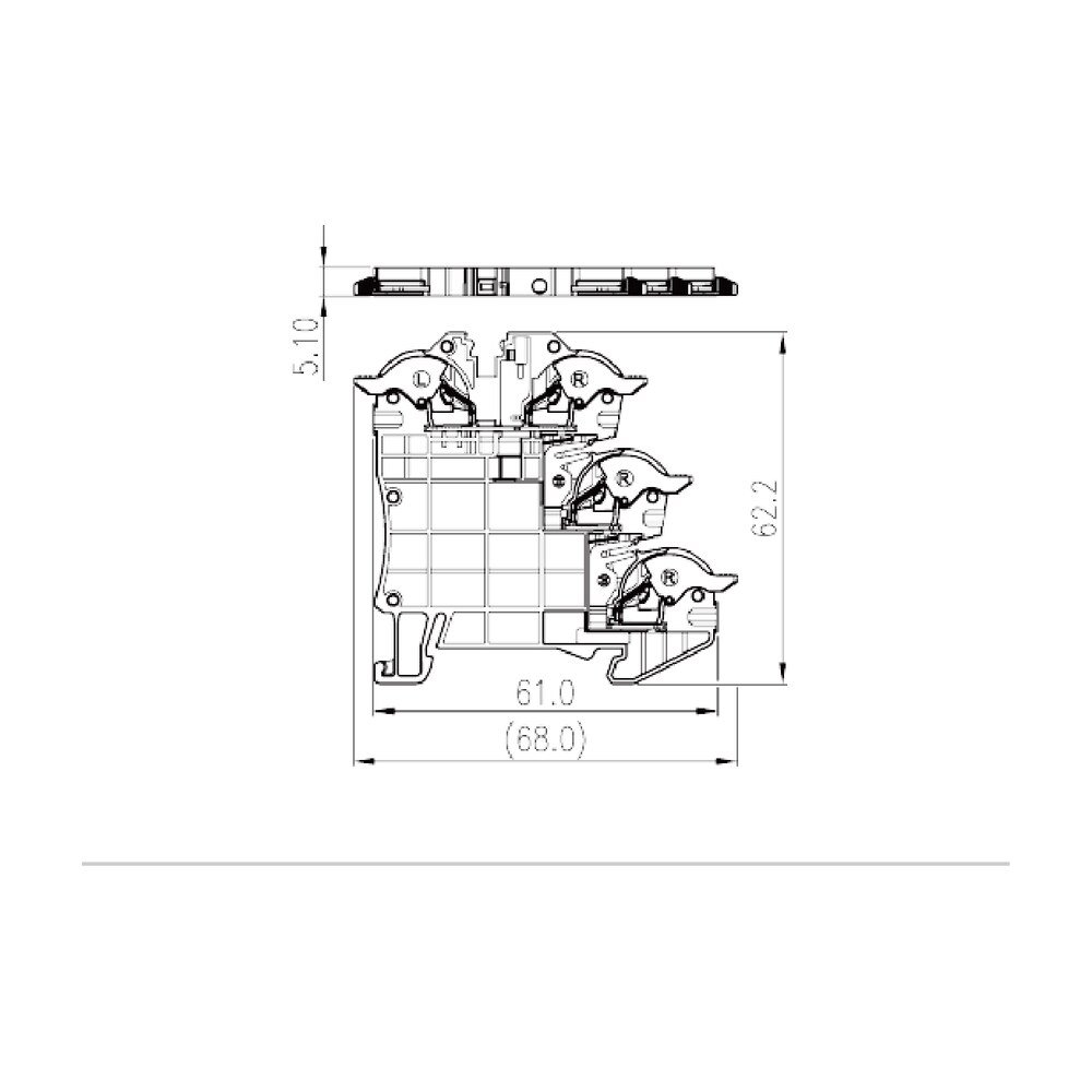 DPH1.5SGU — Sensor Terminal Block, Screw Connection