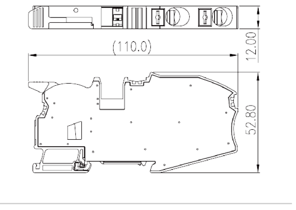 DPH16-DP-TN-PE — Grounding Terminal Block, Push-in Design