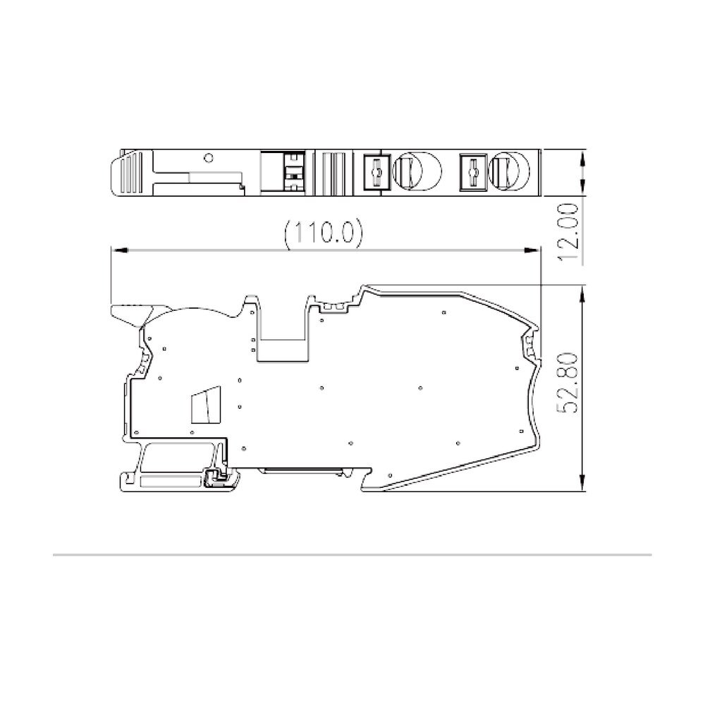 DPH16-DP-TN-PE — Grounding Terminal Block, Push-in Design