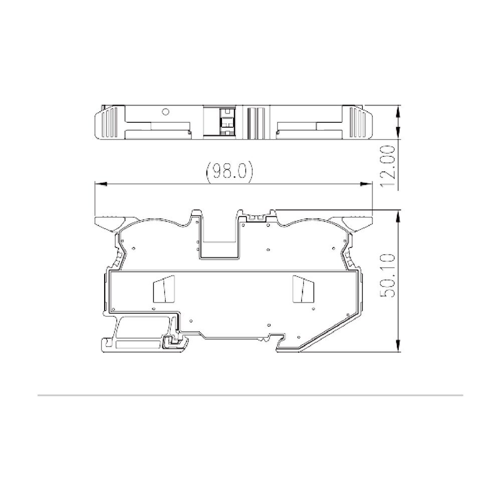 DPH16-PE — Grounding Terminal Block, Push-in Design