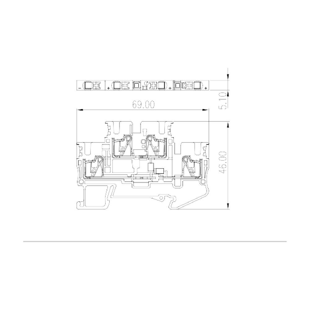DPP2.5N-D04 — Diode Terminal Block