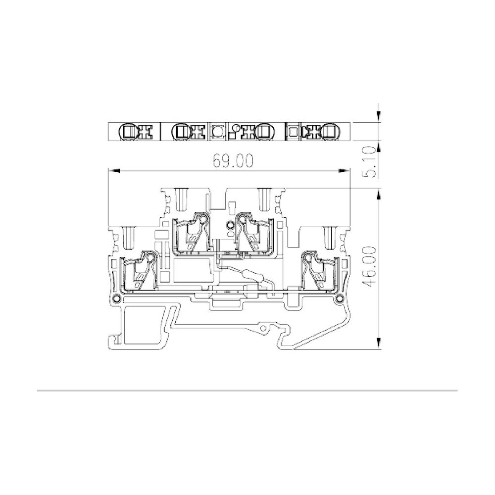 DPP2.5N-LXX — Component terminal block, Push-in Design
