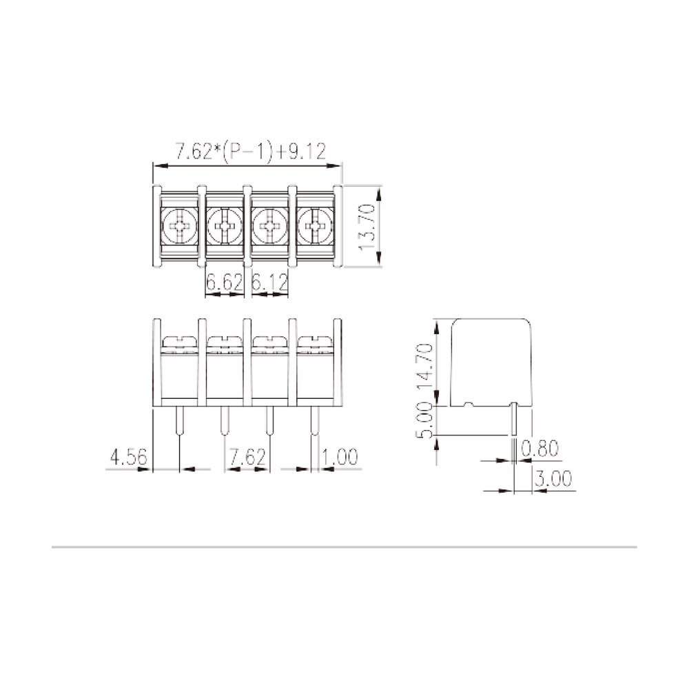 DT-25-B07W-XX — Barrier terminal blocks, Screw connection