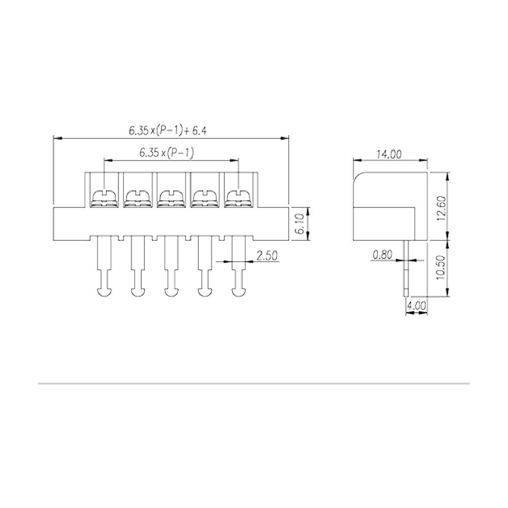 DT-29-A03W-XX — Barrier terminal blocks, Screw connection