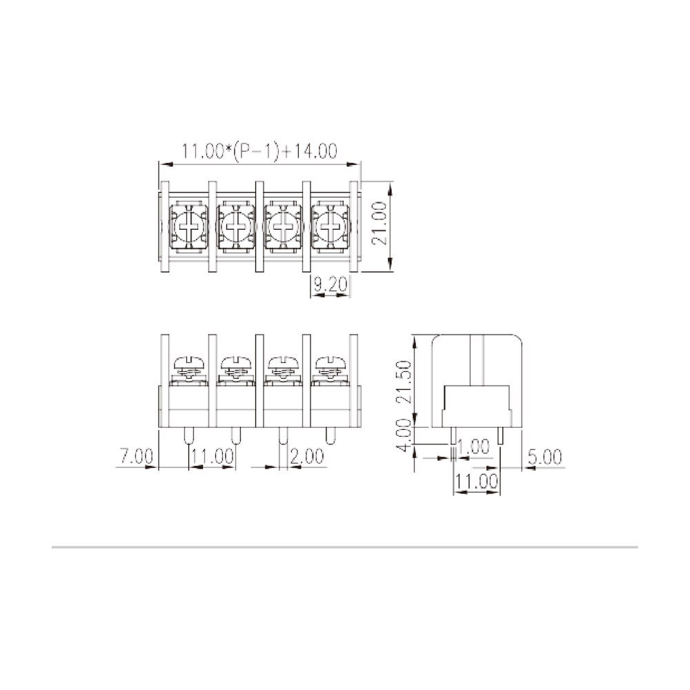 DT-66-B02W-XX — Barrier terminal blocks , Screw connection