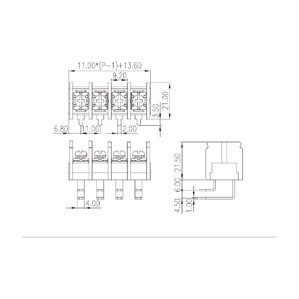 DT-66-B11W-XX — Barrier terminal blocks , Screw connection