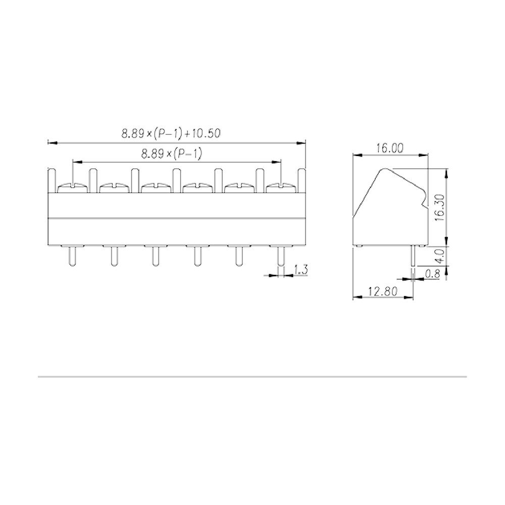 DT-89-B01SW-XX — Barrier terminal blocks , Screw connection