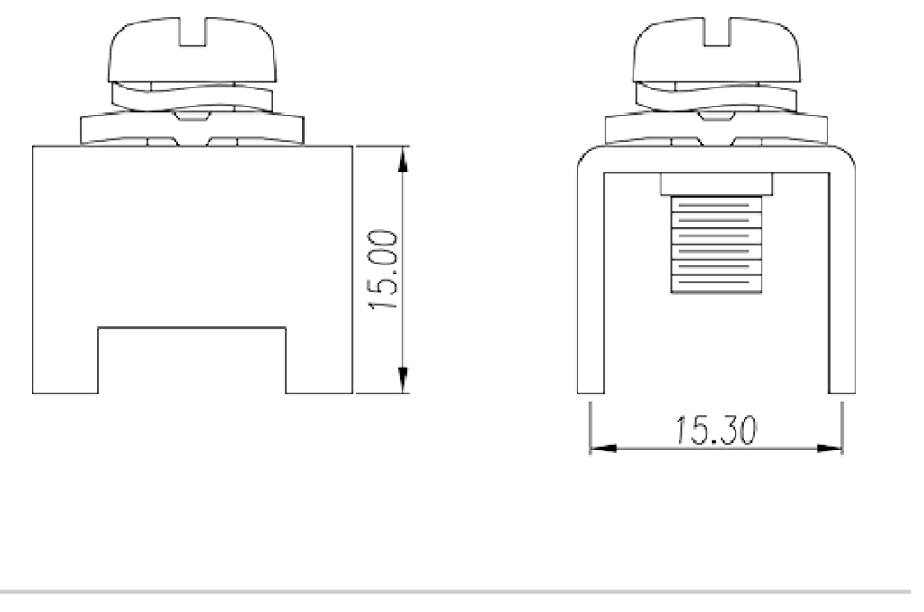 P-840W — Barrier terminal blocks, Quick terminal blocks