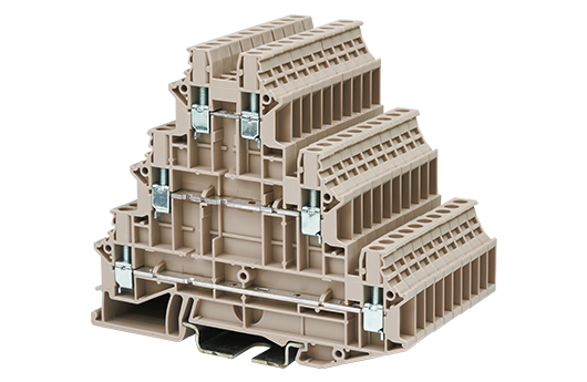 DK2.5N-3L — Three level Feed-Through Terminal Block, Screw Connection