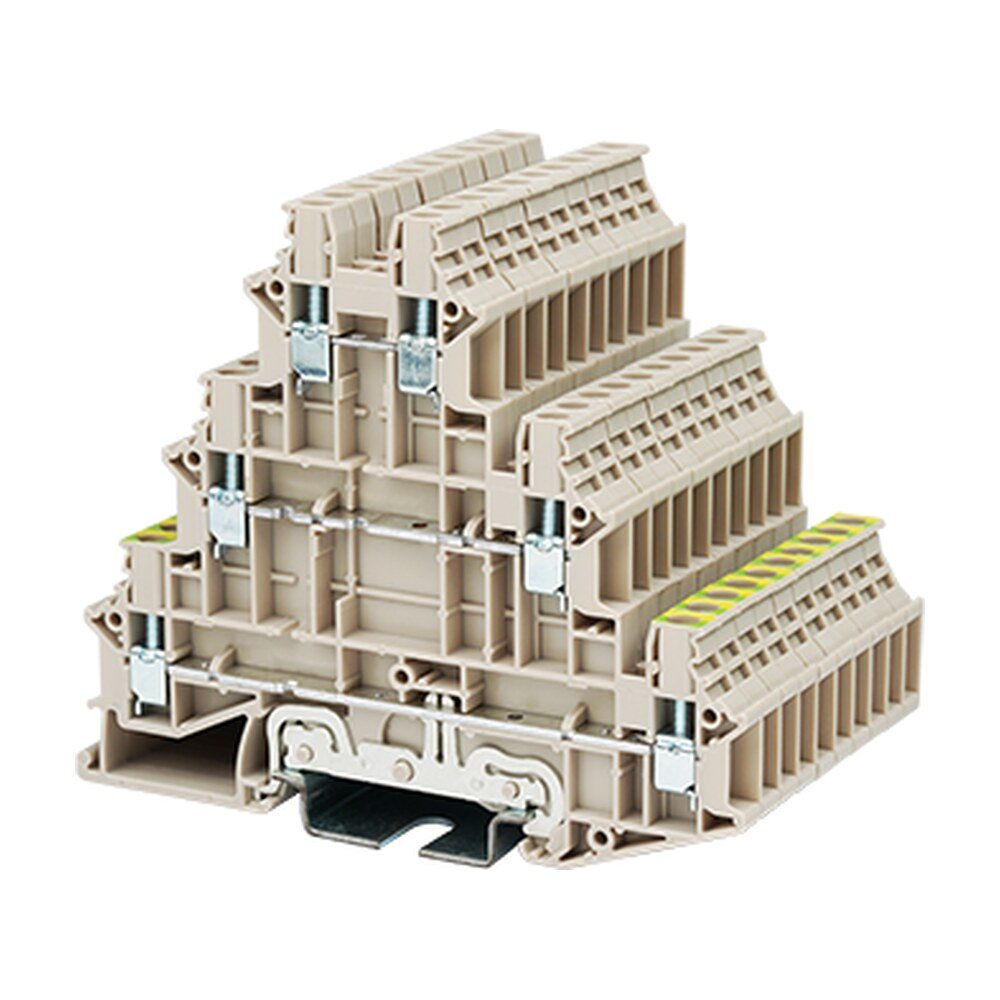 DK2.5N-3L-L3PE — Three level Feed-Through Terminal Block, Screw Connection
