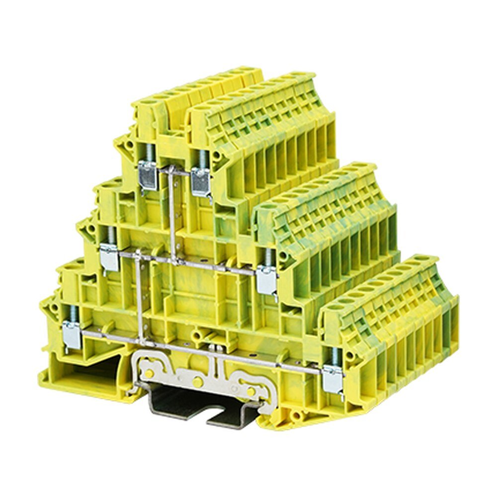 DK2.5N-3L-PE — Grounding Terminal Block, Screw Connection