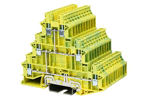 DK2.5N-3L-PE — Grounding Terminal Block, Screw Connection