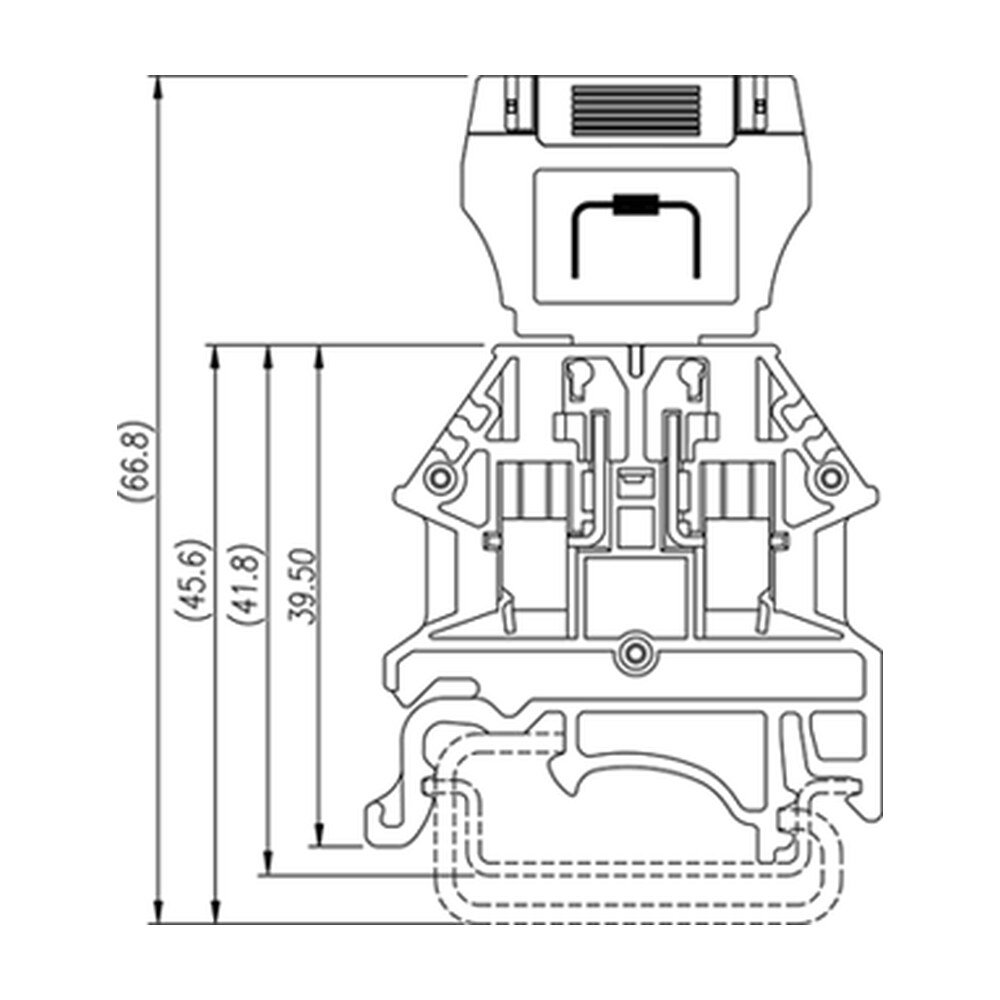 DK2.5N-CP — DIN rail terminal blocks, Disconnect terminal blocks