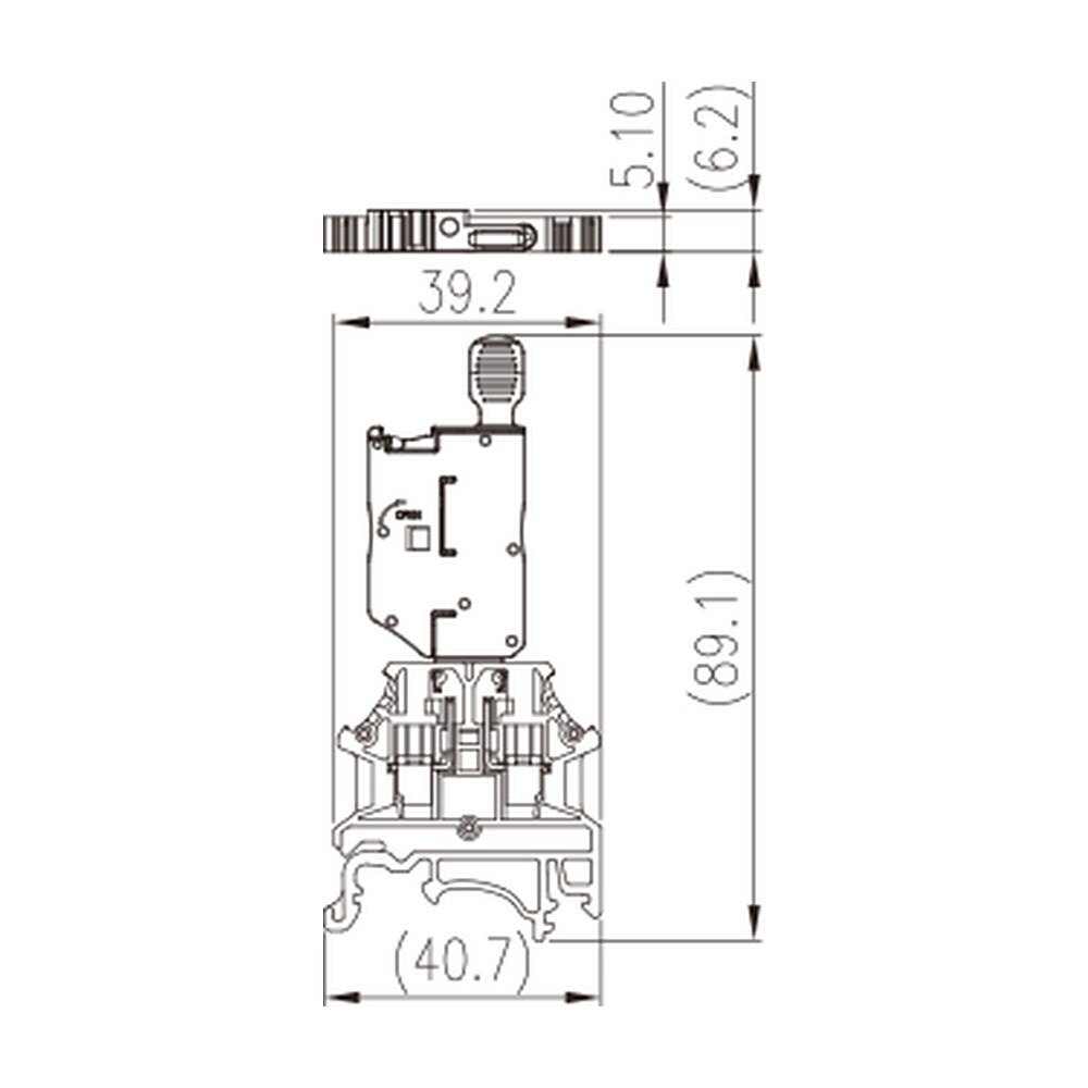 DK2.5N-MLXX — Fuse Terminal Block, Screw Connection