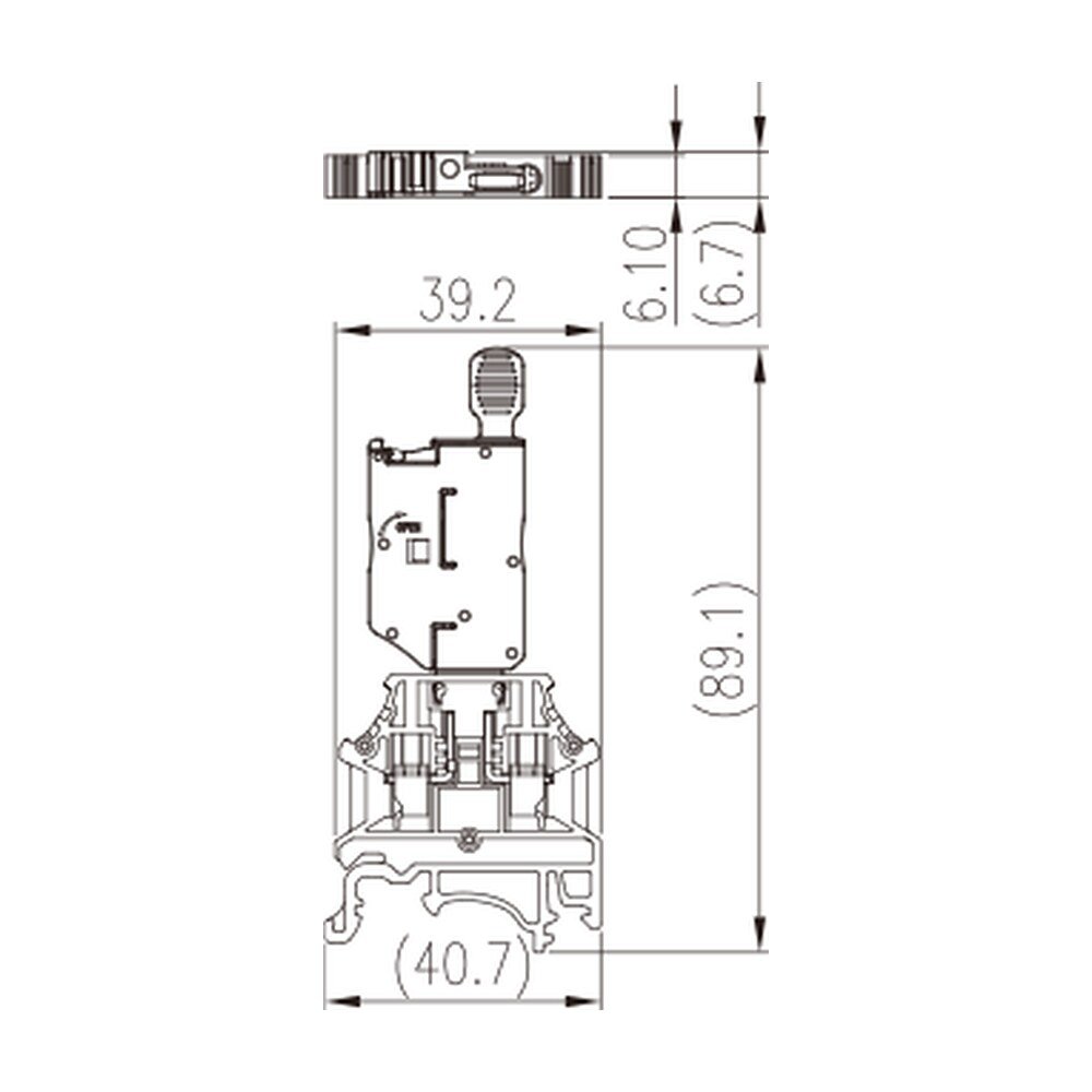 DK4N-MLXX — Fuse Terminal Block, Push-in Design