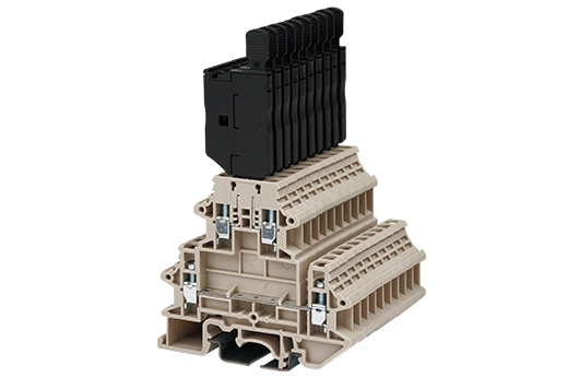 DKK4N-MLXX — Fuse Terminal Block, Push-in Design