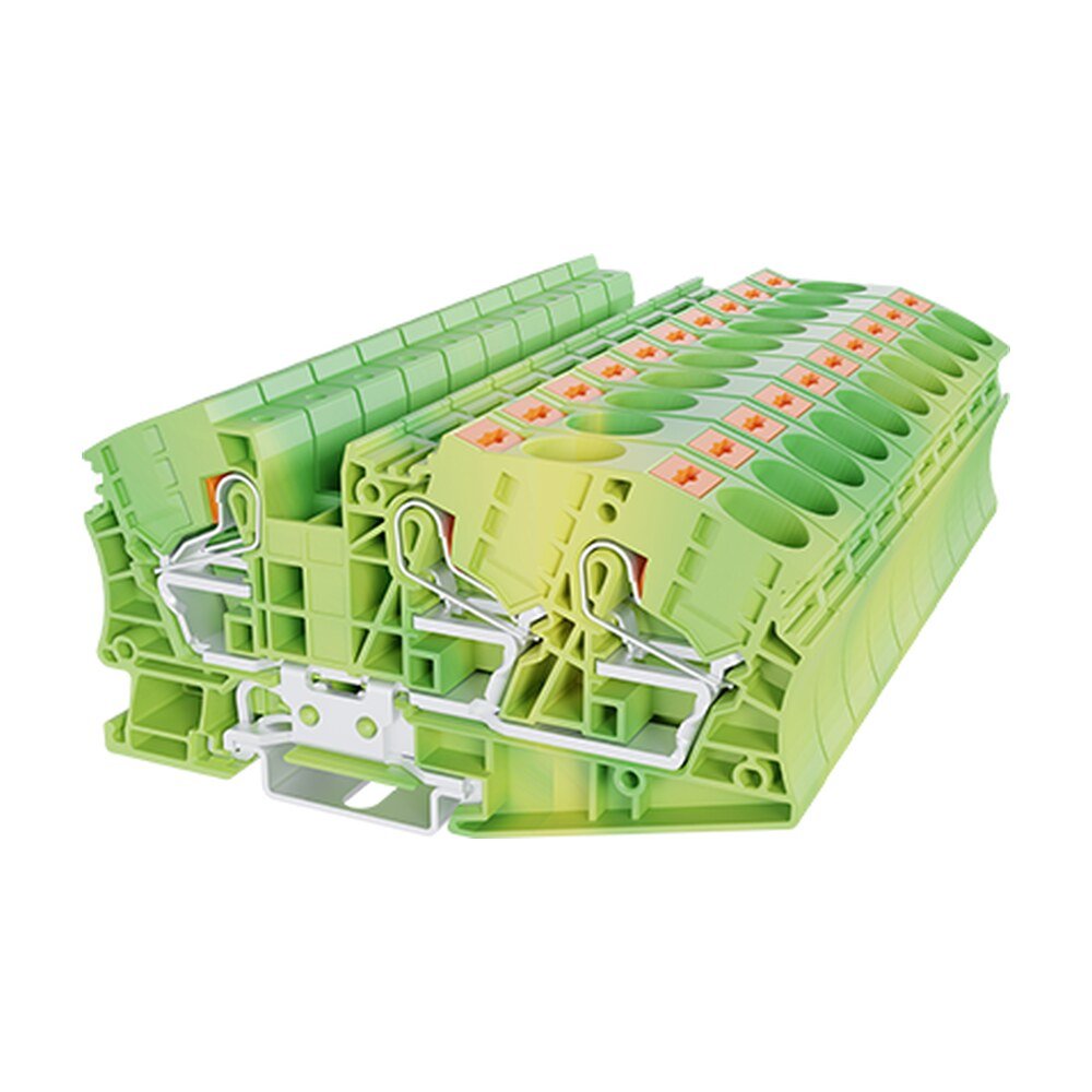DP16-TN-PE — Grounding Terminal Block, Push-in Design